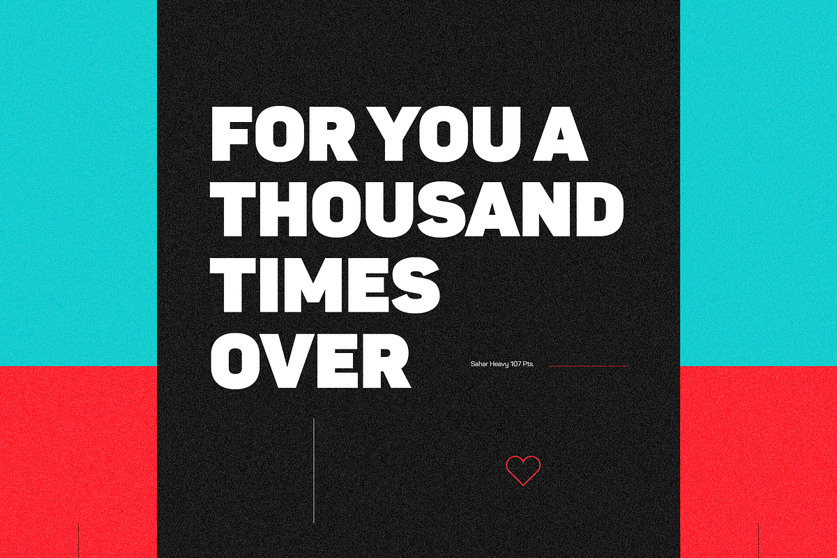 Sahar, A Charming Typeface Of 18 Fonts preview 4