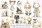 Vintage Creepy Halloween Clipart Bun, an Illustration by Sublimation Artist (Thumbnail 1 of 6)