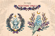 Wintery Owls, an Animal Illustration by Ink Stories (Thumbnail 12 of 26)