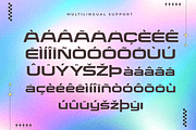 Popy2k – Modern Y2K Display Font, a Sans Serif Font by overlaytemplates (Thumbnail 5 of 5)