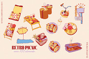 Retro Picnic & Affirmations Posters, a Food Illustration by nadispasibenko (Thumbnail 10 of 14)
