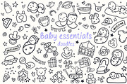 New born baby essentials doodles, an Object Illustration by youken (Thumbnail 1 of 4)