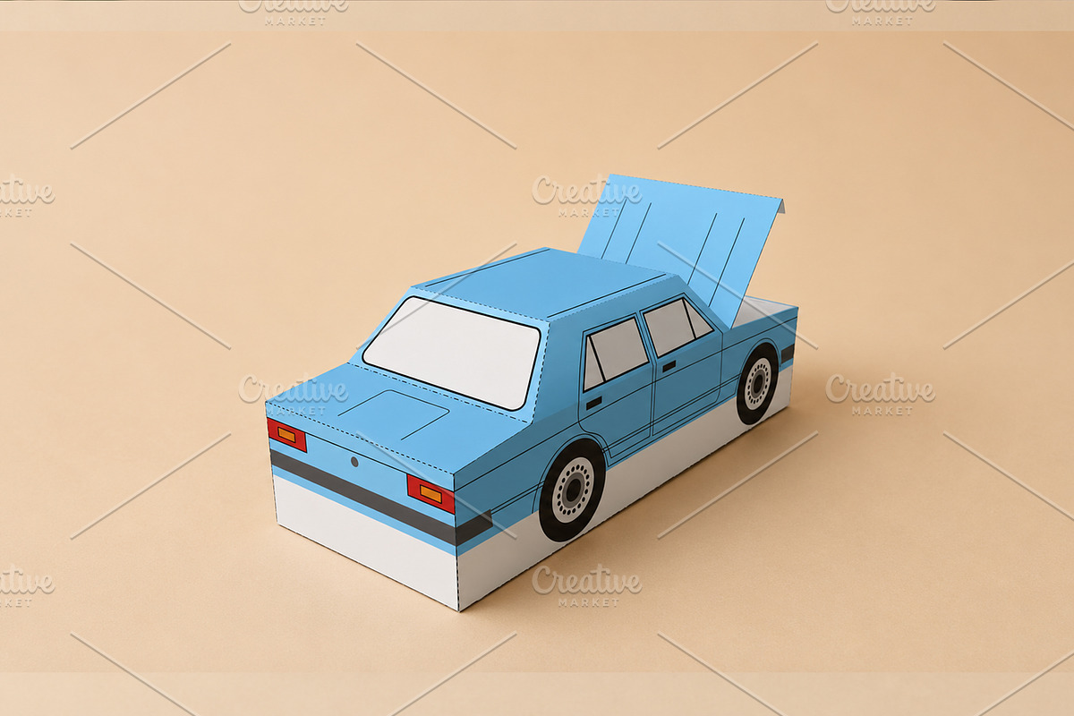 Car favor - 3d papercraft, a Cars & Vehicle 3D Model by PAPER amaze (Photo 4 of 4)