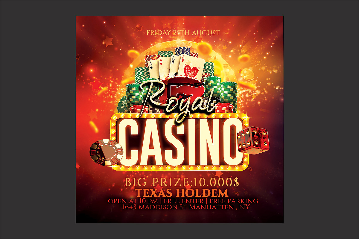 Casino Flyer, a Flyer Template by DSGraphicDesign (Photo 1 of 2)