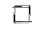 Modern Square Frame SVG Bundle, an Illustration by Creativeshirt (Thumbnail 19 of 31)