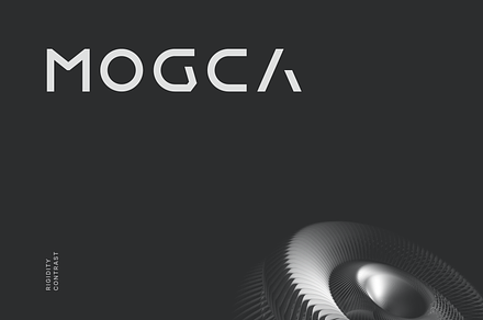Mogca Futuristic Tech Font, a Font by baqoos