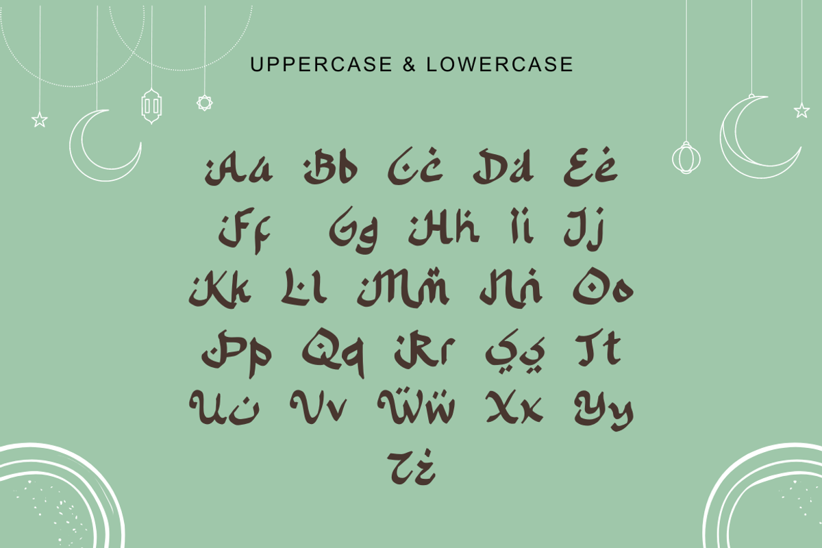 Khabeeb - An Arabic Typeface, a Handwritten Font by QueenType (Photo 5 of 8)