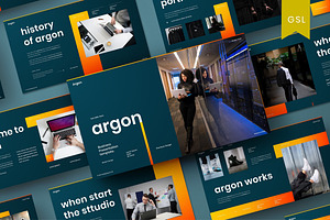 Argon - Business Google Slide, a Presentation Template by Dens Creative Studio