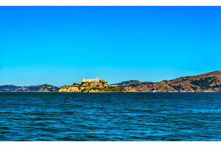 Alcatraz Island with the prison as, an Architecture Photo by Leonid Andronov
