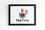 Hot Tea Time Break Drink in Cup Logo, a Branding & Logo Template by jongcreative (Thumbnail 1 of 4)