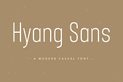 Hyang Modern Sans Serif Font, a Sans Serif Font by peterdraw (Thumbnail 1 of 8)