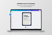 Modern Certificate for Course, a Stationery Template by twinstd (Thumbnail 3 of 5)