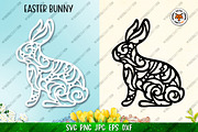 Easter Bunny Collection,Floral Bunny, an Animal Illustration by Digital_Craftyfox (Thumbnail 6 of 20)