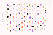 Pastel Spooky Halloween Clipart, an Object Illustration by Nutalin Art (Thumbnail 6 of 14)