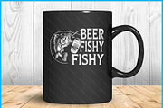 Beer Fishy Fishy Funny Fishing SVG, a Graphic by Creativeusart (Thumbnail 3 of 4)