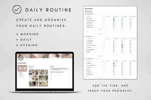 Digital Notion Pomodoro Planner