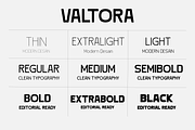 Valtora – Clean Modern Sans Serif, a Sans Serif Font by Muksal Creative (Thumbnail 2 of 10)