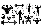 Ultimate Fitness Gym Vector Bundle, an Illustration by Creativeshirt (Thumbnail 45 of 51)