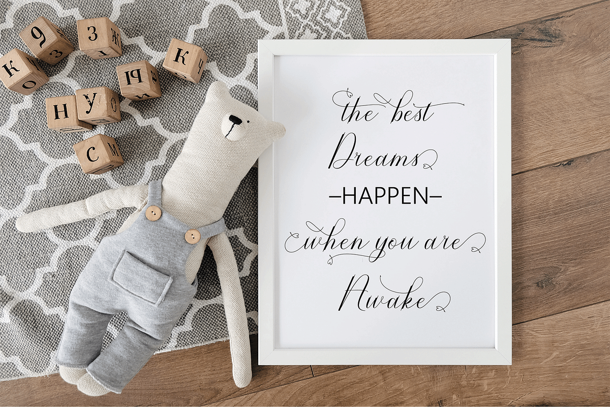 Songster, a Script Font by Deniz86 (Photo 14 of 16)