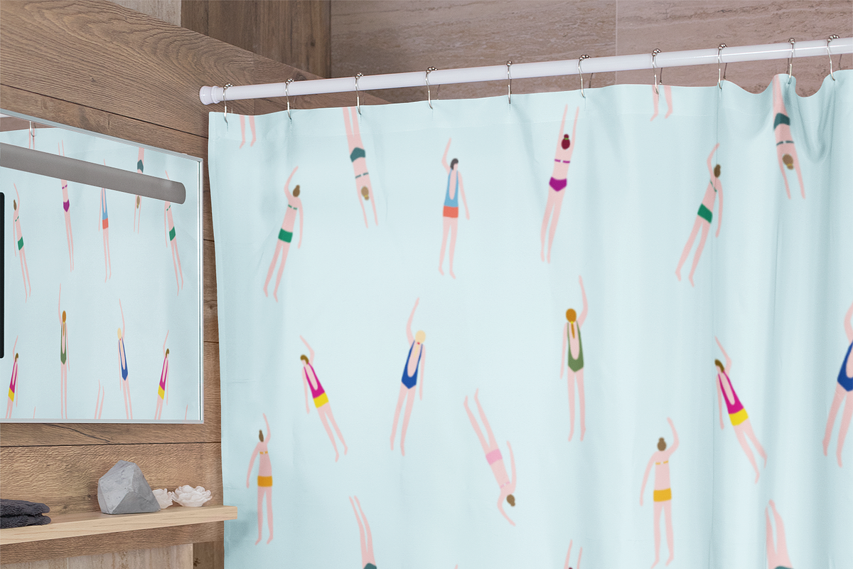 Swimmers in the pool pattern, a Pattern Graphic by bigmomentsdesign (Photo 10 of 13)