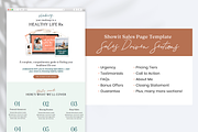 Sales Landing Page Health Coach, a Landing Page Template by Sugar Studios (Thumbnail 4 of 5)