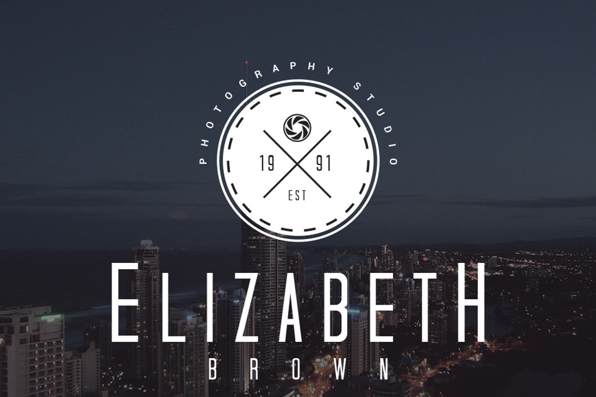 Premium Photography Hipster Logo, a Branding & Logo Template by SweetShutterStyle (Photo 1 of 3)