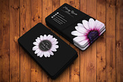Floral Business Card, a Business Card Template by FakhiiDesigns (Thumbnail 1 of 3)
