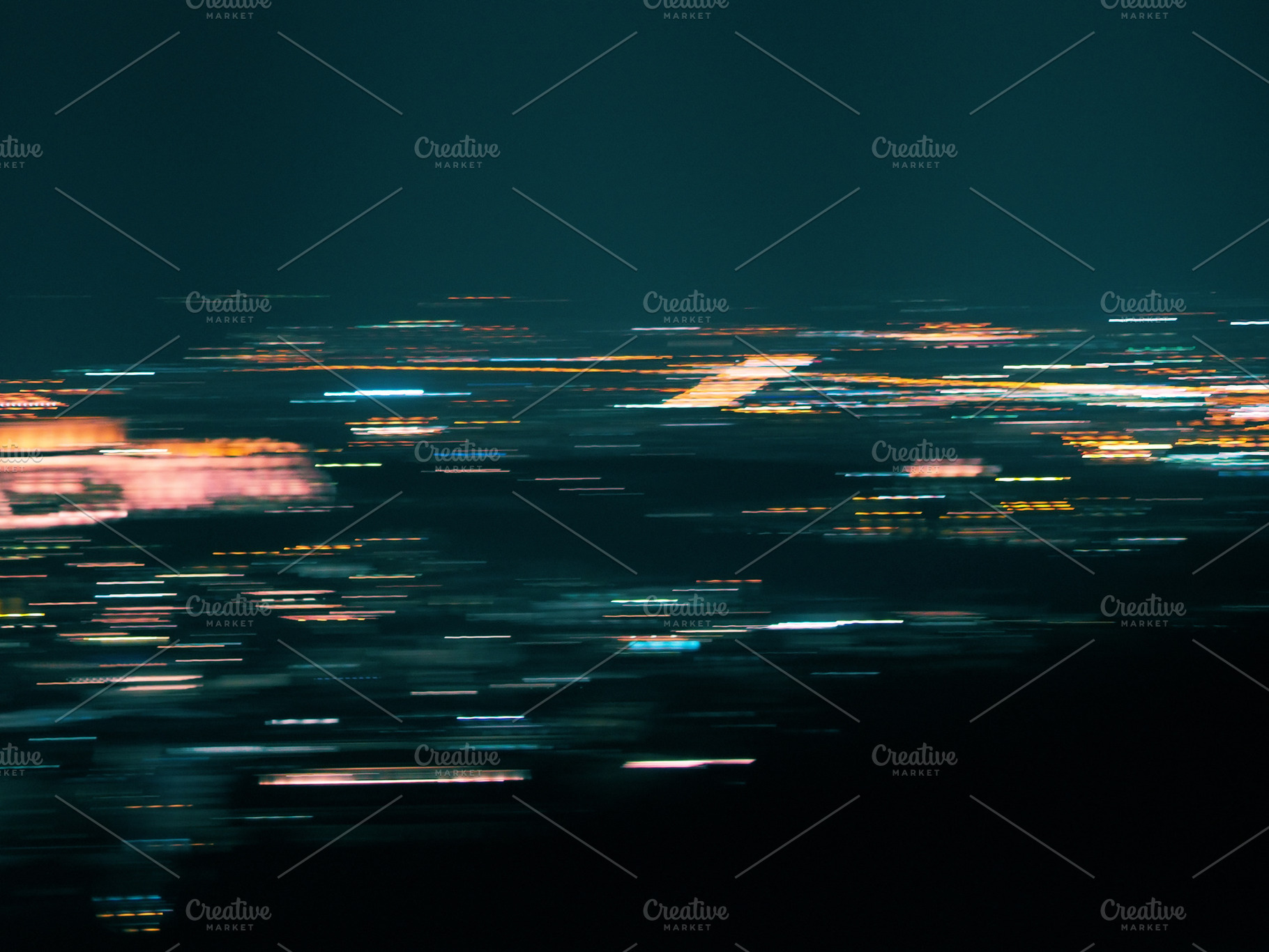 Blurred motion city light  backgroun featuring light, night lights, and, an Abstract Photo by EkaterinaPlanina