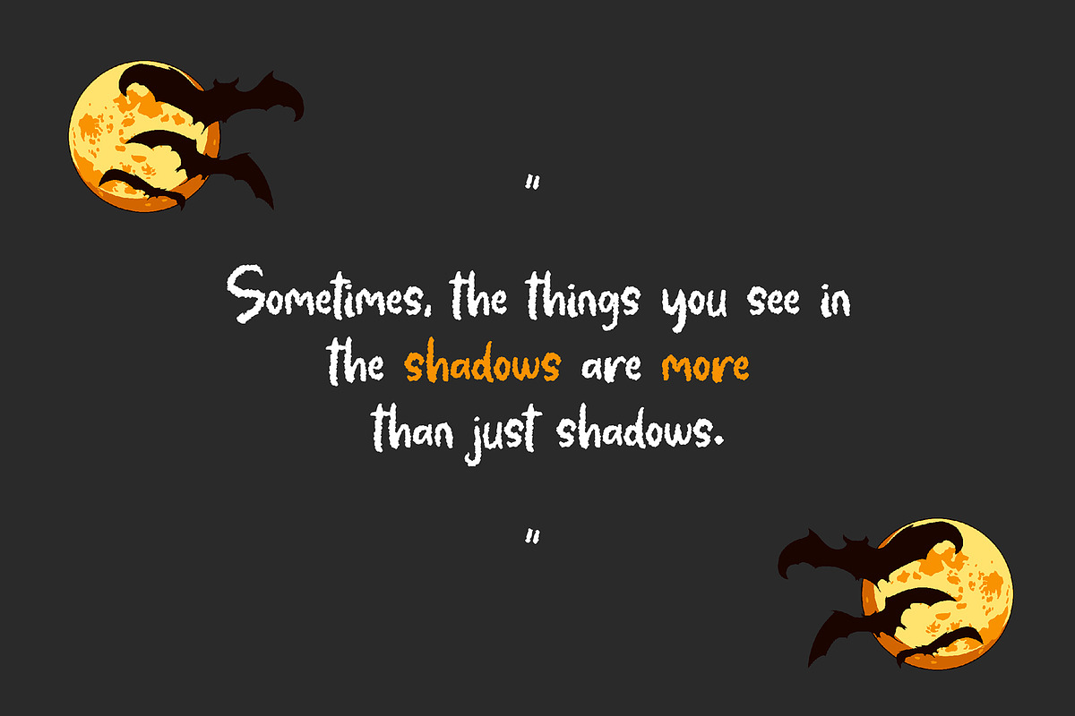 Mystery Night Helloween Font preview 3