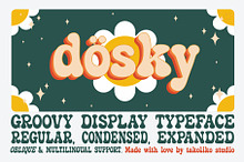 Dosky - Groovy Typeface