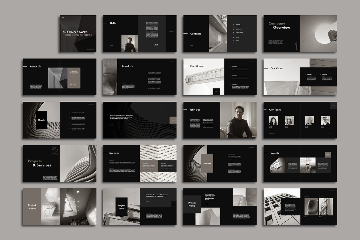 Corvus Lookbook Template, a Brochure Template by SlideStation (Photo 8 of 9)