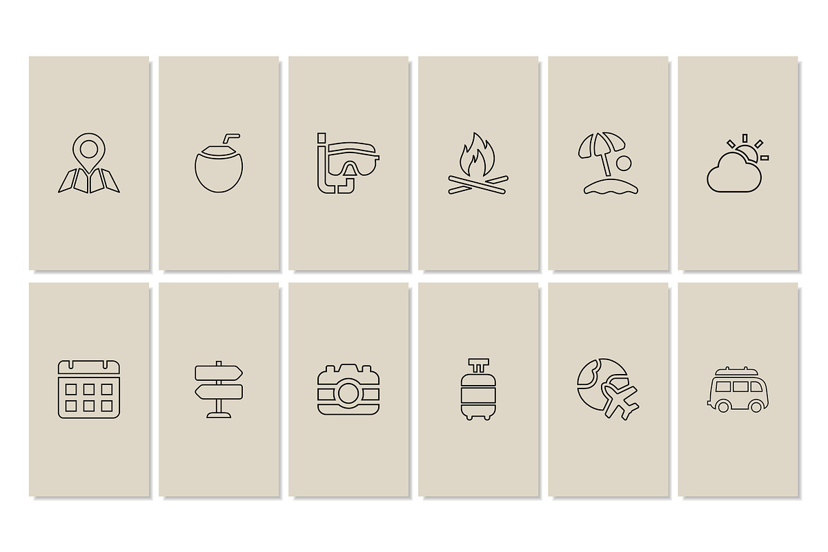 Travel Beige Template, a Social Media Template by Kalubuak (Photo 9 of 10)