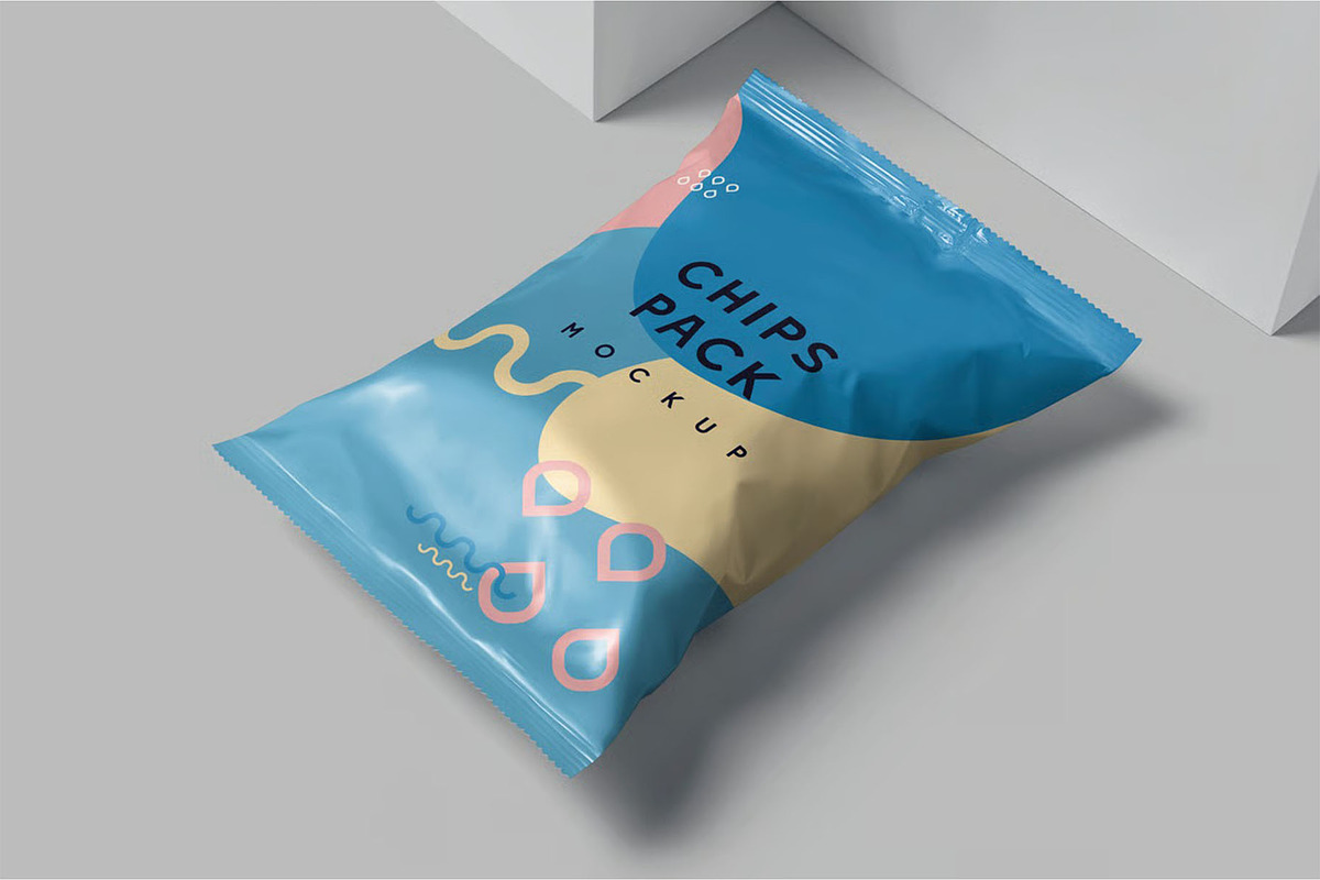 Chips Pack Mockups, a Packaging Mockup by megostudi0 (Photo 7 of 7)