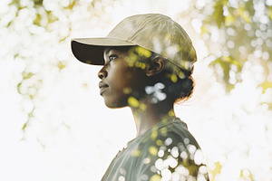 Indigenous female environmentalist i, a Photo by Dvoevnore photos