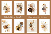 Minimalist Abstract Shapes Art, a Decorative Illustration by Housui Patterns (Thumbnail 4 of 17)