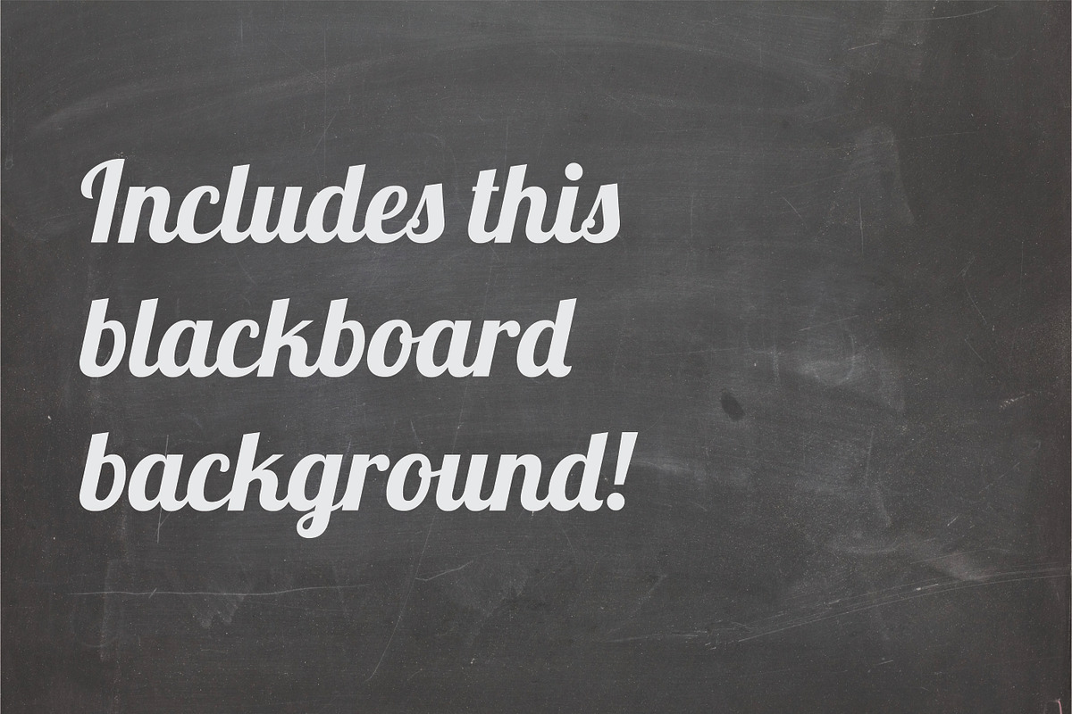Chalk Clipart School Supplies preview 2
