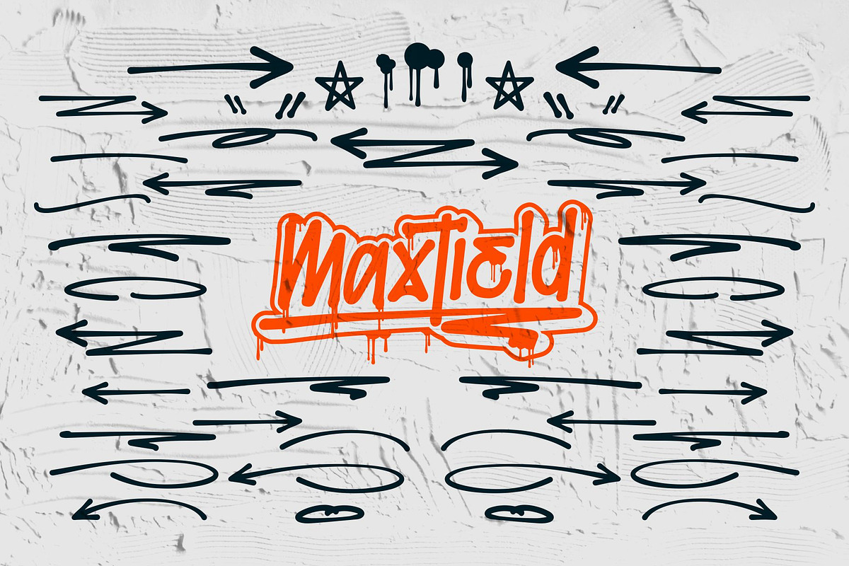 Maxtield [+Bonus Splatter], a Blackletter Font by Garisman Std (Photo 7 of 10)