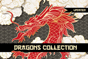 Chinese Dragon Vector Illustrations