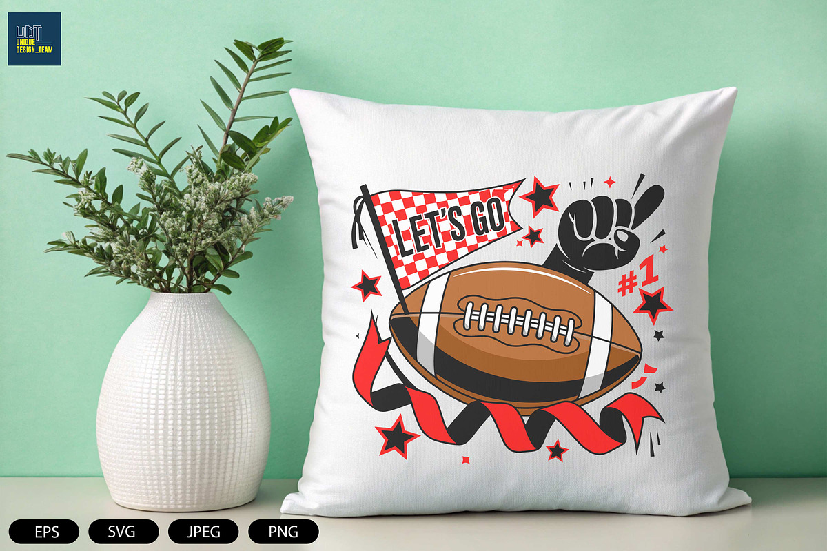 Retro Football Game Day Png, a Sport Illustration by Unique Design Team (Photo 7 of 7)