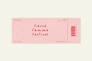 Fierce Femme | Handwritten Font, a Script Font by Luna Studio (Thumbnail 5 of 17)