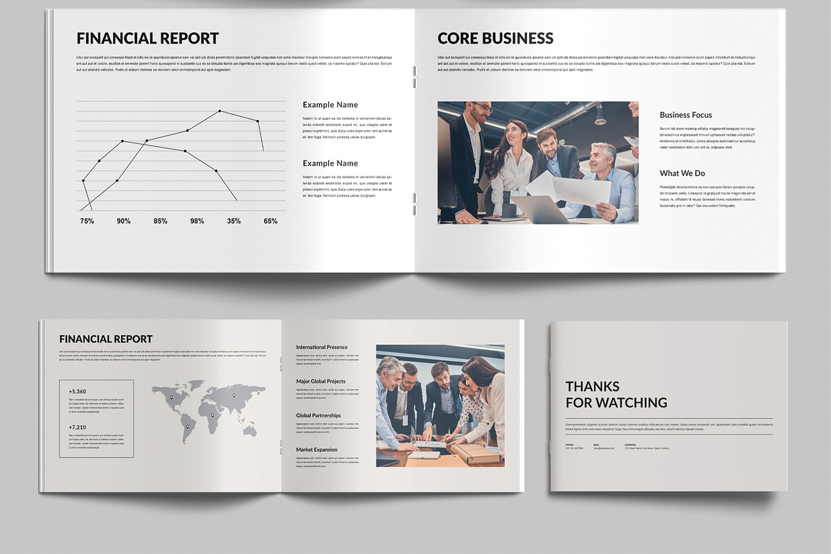 Company Profile Layout Template preview 6