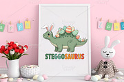 Easter Dinosaur PNG, an Illustration by Canvas Craft (Thumbnail 4 of 6)