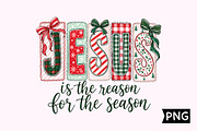 Jesus Is The Reason For The Season, a Seasonal Illustration by Creative Art (Thumbnail 1 of 3)