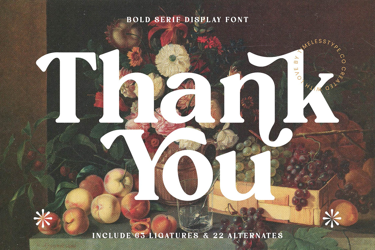 Rustic Delight - Bold Serif Font, a Serif Font by timelesstype.co (Photo 20 of 20)