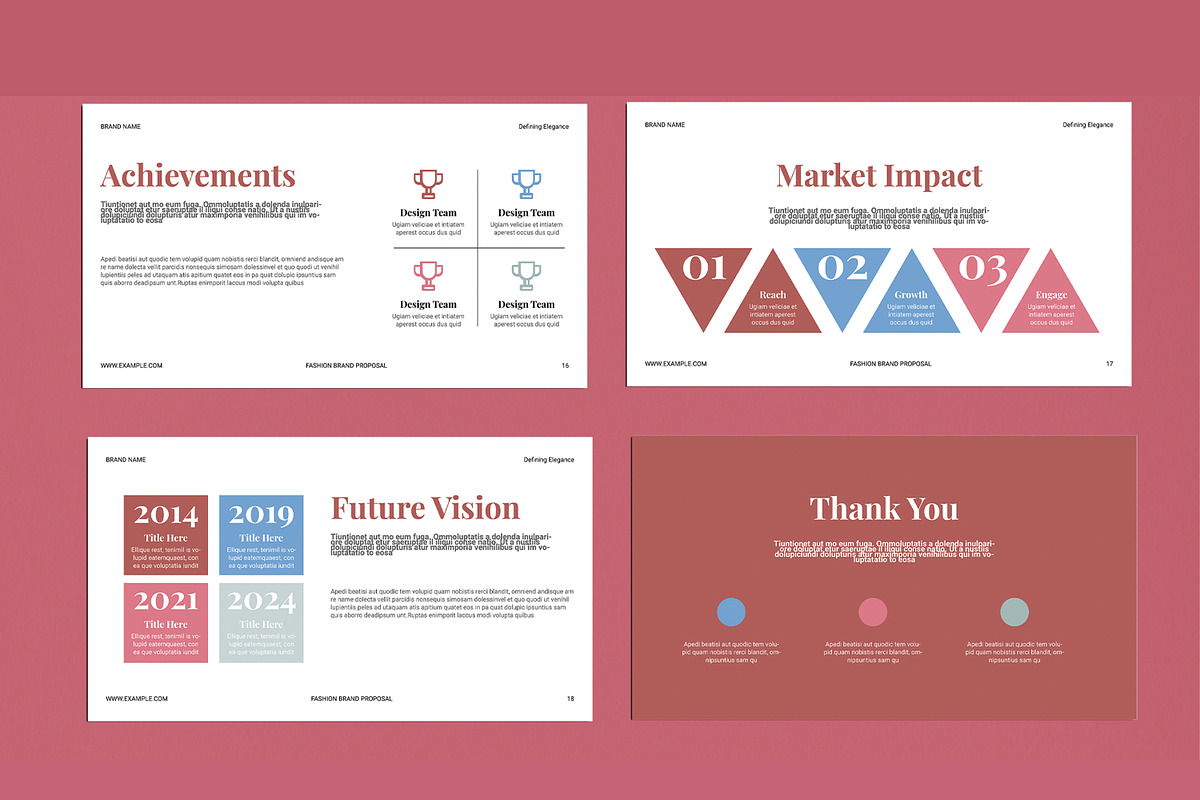 Brand Portfolio Presentation, a Presentation Template by MightyDesign (Photo 6 of 9)