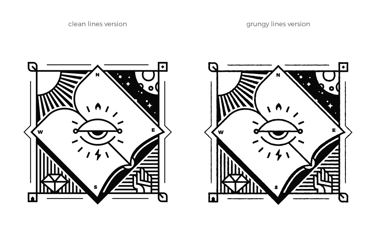 Ex Libris Bookplate with Eye, an Education Illustration by Tovarkovdesign (Photo 3 of 5)