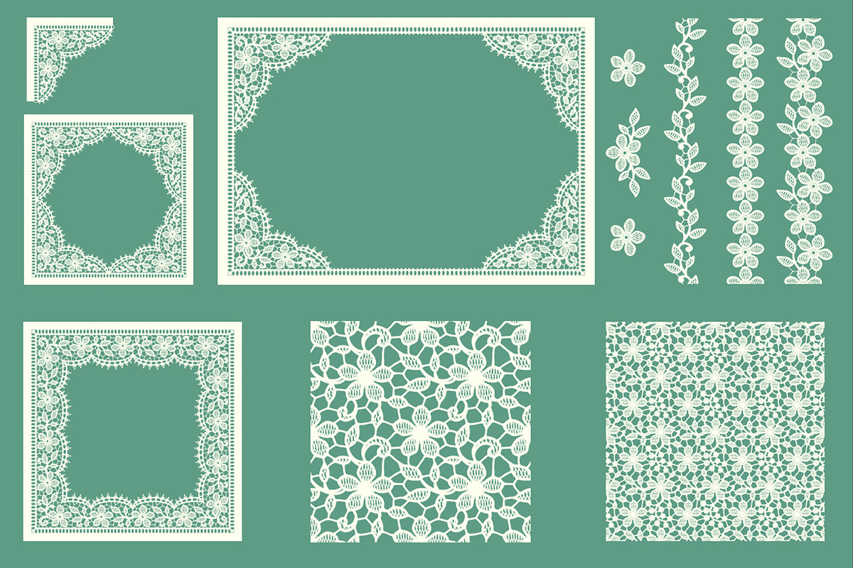 Laces. Big collection., a Pattern Graphic by Ajuga (Photo 2 of 8)