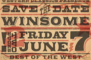 Vintage Wood Type Classics, a Slab Serif Font by Aerotype (Thumbnail 1 of 5)