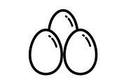 Egg icon, an Outline Icon by Sumberpangan (Thumbnail 4 of 5)