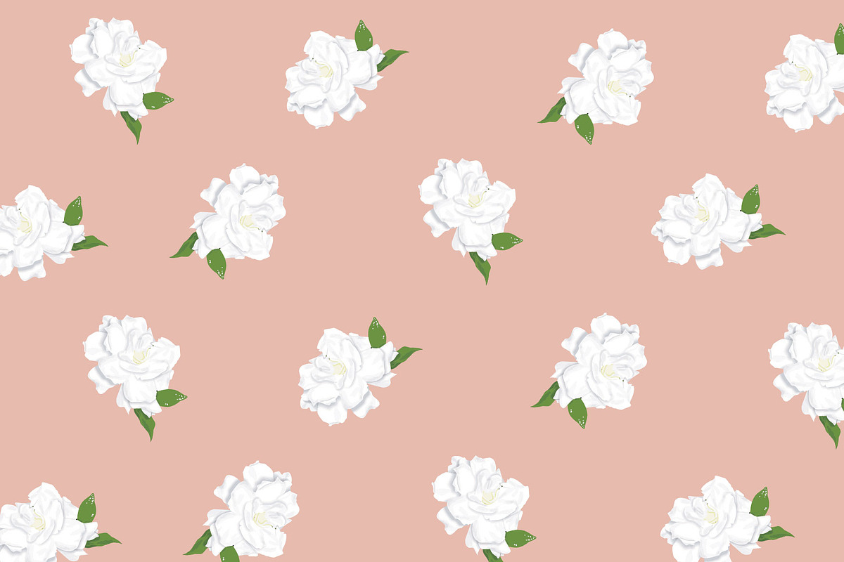 Gardenia Flower Clipart, an Illustration by Anis Illustration (Photo 2 of 3)
